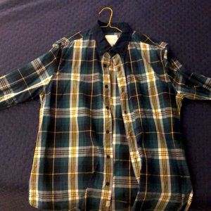 American Eagle Plaid Button-down Shirt
